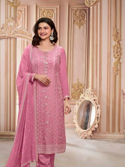 Wedding Work Pink Pakistani Suits