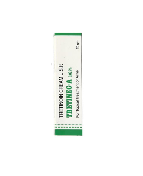Tretinec A 0.025% Cream 20gm to Treat Acne and Pimples