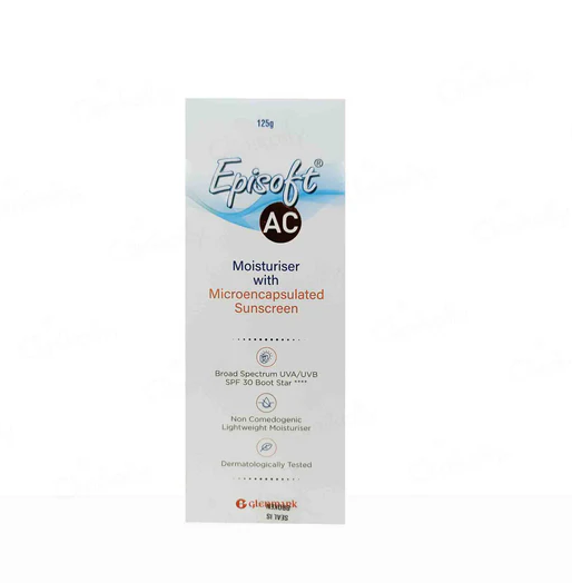 Episoft AC Sunscreen SPF 30 Lightweight Paraben-Free Cream