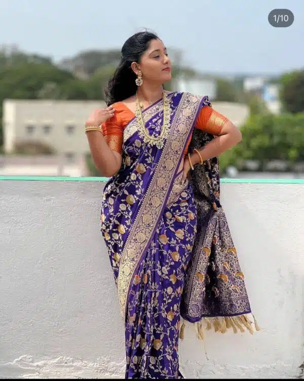 Blue Saree