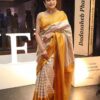 Designer Saree with Contrast Duptta