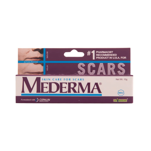 Mederma Scar Gel | Skincare for Injury, Burn, Surgery, Acne, & Cut Marks | 10 gm