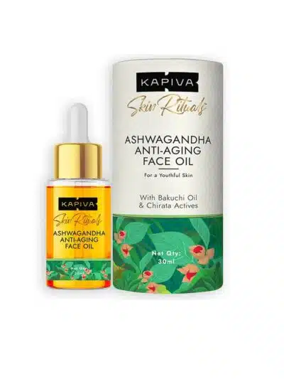 Kapiva Ashwagandha Anti-Aging Face Oil For Wrinkles and Fine Lines 30 ml