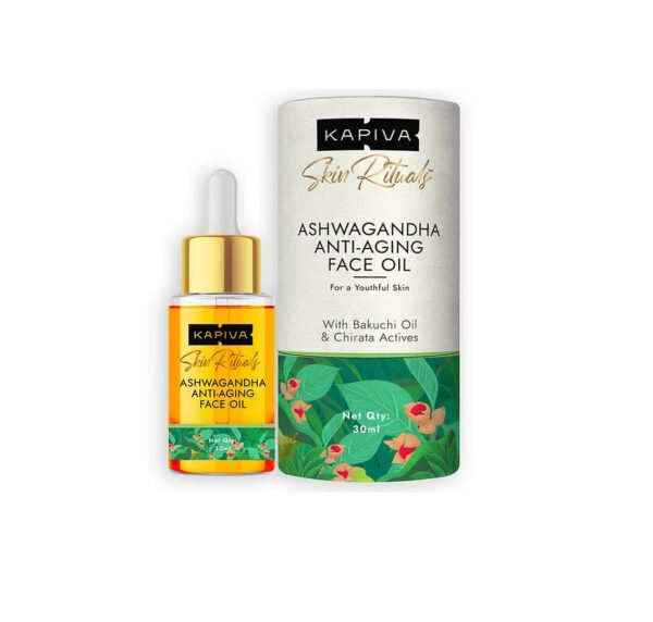 Kapiva Ashwagandha Anti-Aging Face Oil