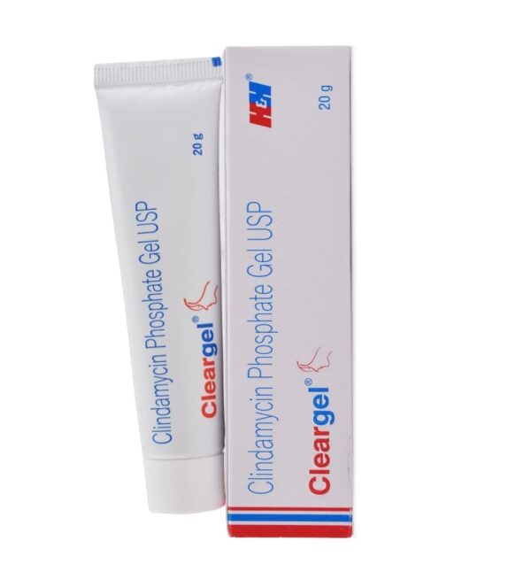 Cleargel 1% Gel tube for acne treatment