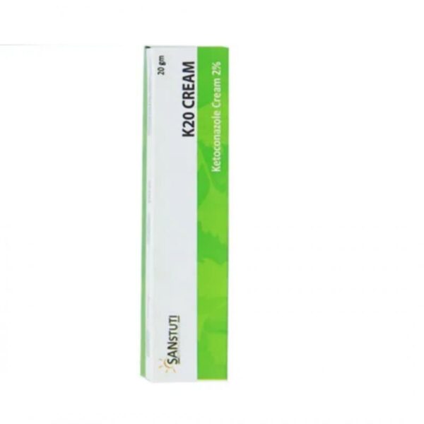 K20 Cream 30gm tube front view