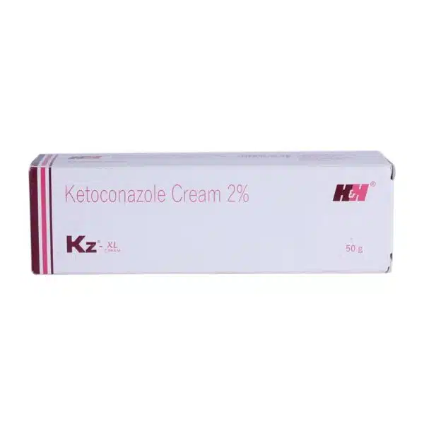 KZ-XL Cream 50gm tube front view