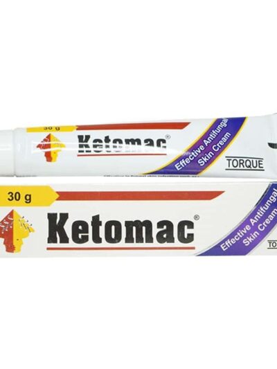 Ketomac cream Antifungal Cream for skin 30gm tube front view