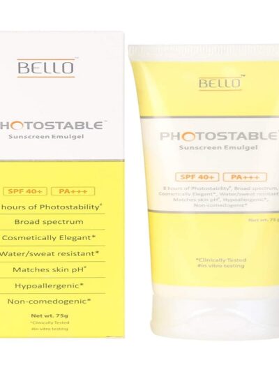 Photostable Emulgel Sunscreen SPF 40+ Tube - 75g