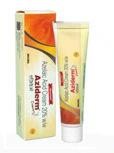 Aziderm 20% Cream Tube Front View