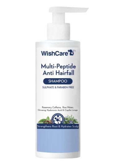 WishCare Multi Peptide Anti Hairfall Shampoo Bottle (250ml)