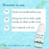 how to use WishCare Underarm Roll On Serum