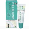 Melalumin Lip Lightener with packaging, 10g tube. It lightens and evens lip tone, includes SPF 15, and is dermatologist recommended
