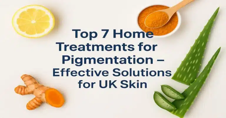 Top 7 Home Treatments for Pigmentation with effective remedies like lemon, turmeric, and aloe vera for UK skin