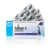 Follihair A NutraCeutical box with blister pack, containing 15 tablets of vitamins, minerals, melatonin, biotin, and millet seed extract for hair growth.