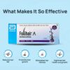 Follihair A NutraCeutical 15 tablet box, enriched with vitamins, minerals, melatonin, biotin, and millet seed extract for hair health. Reduces hair fall and promotes growth.