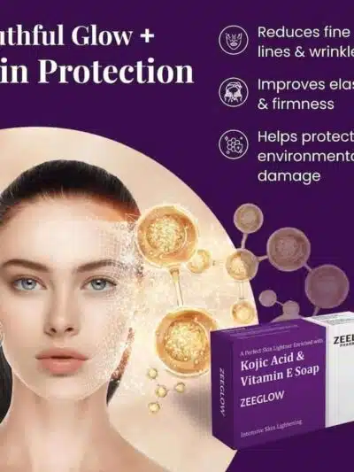 Benefit of Zeeglow Kojic Acid & Vitamin E Soap