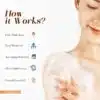 How Glutalight Skin Brightening Soap works: Fades dark spots, provides deep hydration, anti-aging properties, glow enhancement, and controls excess oil for all skin types