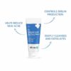 A tube of 1% Salicylic Acid Gel Face Wash, featuring key benefits such as reducing new acne and controlling sebum production