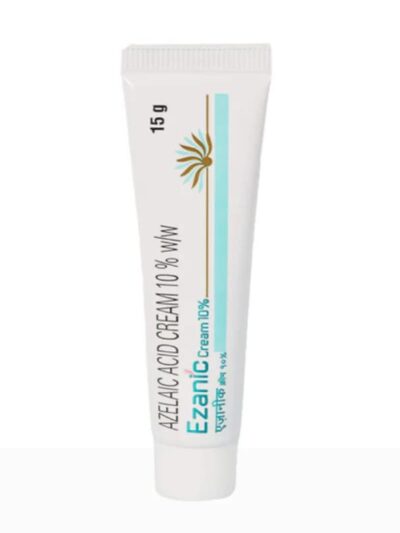 Ezanic Azelaic Acid Cream 10% 15g Tube for Acne Treatment and Skin Care