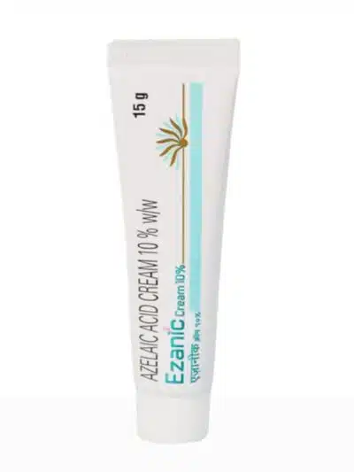 Ezanic Azelaic Acid Cream 10% 15g Tube for Acne Treatment and Skin Care
