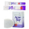 AcneStar Clindamycin Gel and Benzoyl Peroxide Soap – Reduces Acne and Whiteheads, Clinically Tested