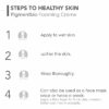 Step-by-step instructions showing how to use Bioderma Pigmentbio Foaming Creme on the skin.