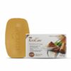 Kozicare Sandalwood Soap bar and packaging showing real sandalwood, kojic acid, and vitamin E for brightening and rejuvenating skin.