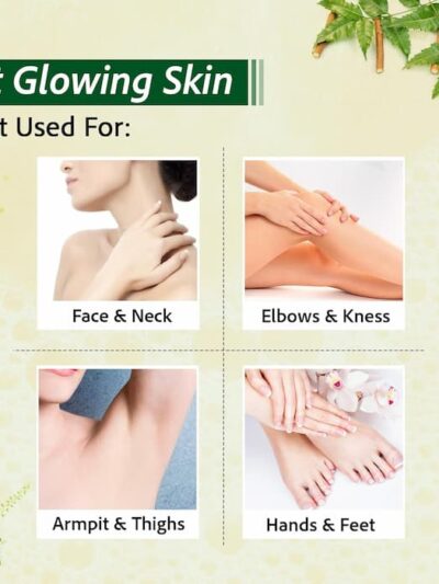 Person using Kozicare soap on wet skin showing step-by-step instructions for applying, lathering, and rinsing.