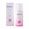 Tyrodin creamy lotion bottle with outer packaging showing SPF 15 and skin tone improvement benefits.