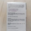 Back side of Tyrodin serum packaging showing ingredients, usage directions, caution, and storage instructions.