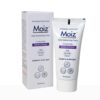 Moiz daily moisturizing cream packaging with tube and box for face and body
