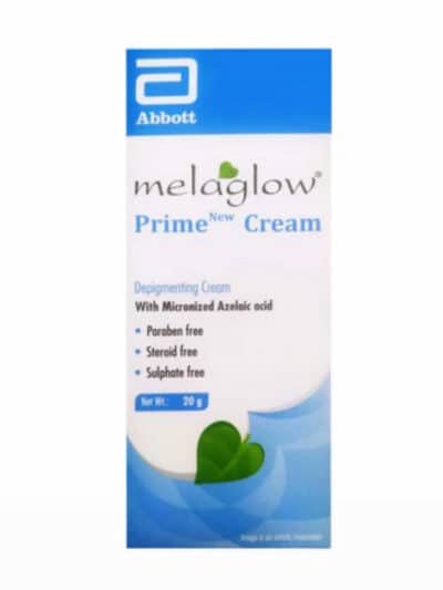 Melaglow Prime Cream box packaging