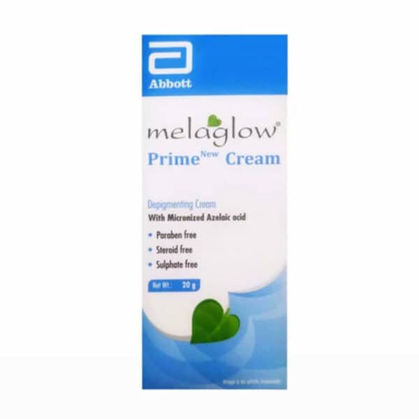 Melaglow Prime Cream box packaging