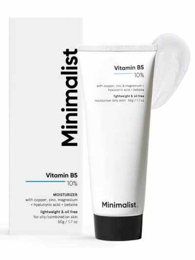 Vitamin B5 10% Moisturizer tube and box