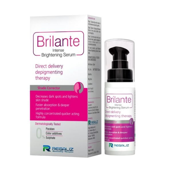 Brilante Intense Brightening Serum for dark spots pigmentation and glowing radiant skin
