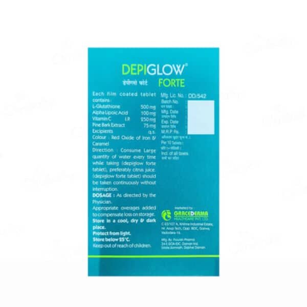 Depiglow Forte Tablets For Pigmentation | 10 Tablets