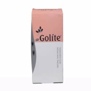 Golite natural skin cream with sunscreen packaging box for skin brightening and sun protection