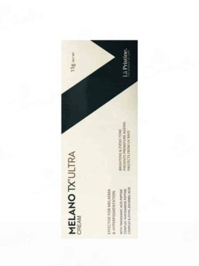 Melano TX Ultra cream box 15g for melasma treatment, pigmentation reduction, and skin brightening