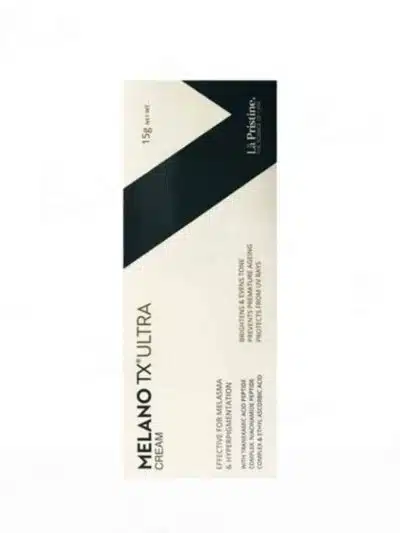 Melano TX Ultra cream box 15g for melasma treatment, pigmentation reduction, and skin brightening