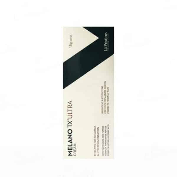 Melano TX Ultra cream box 15g for melasma treatment, pigmentation reduction, and skin brightening