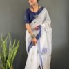 ready to wear saree with floral print design