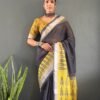 Premium Soft Linen Silk With Digital Print Work One Minute Printed Saree