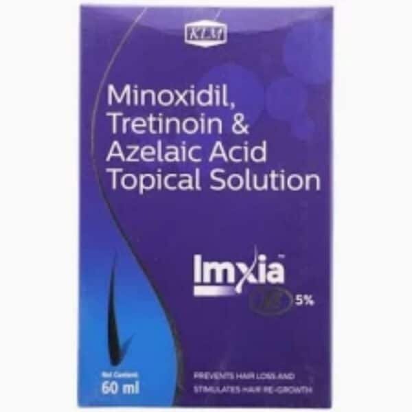 Imxia AT 5% Solution 60ml with Minoxidil for thinning hair and hair regrowth