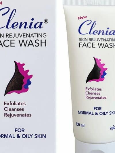 New Clenia Skin Rejuvenating Face Wash 100ml with Niacinamide and Mandelic Acid for oily and acne-prone skin