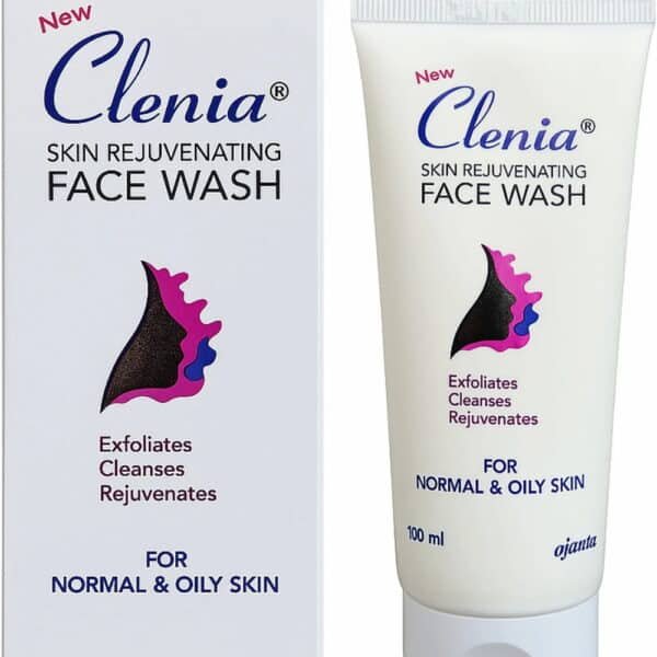 New Clenia Skin Rejuvenating Face Wash 100ml with Niacinamide and Mandelic Acid for oily and acne-prone skin