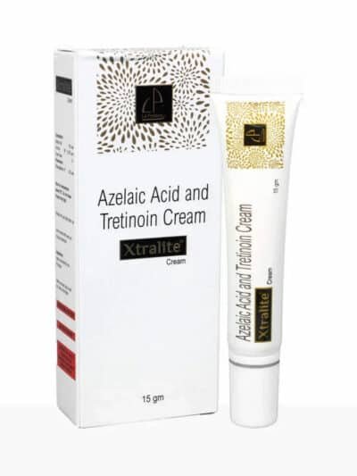 Xtralite Cream 15gm with Azelaic Acid and Tretinoin for dark spots and uneven skin tone