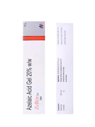 Zebor 20% Gel 15gm box front and back