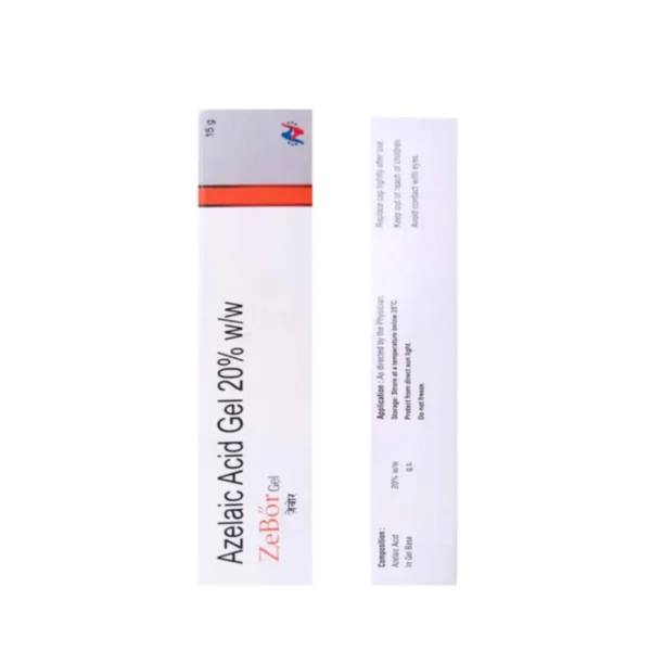 Zebor 20% Gel 15gm box front and back